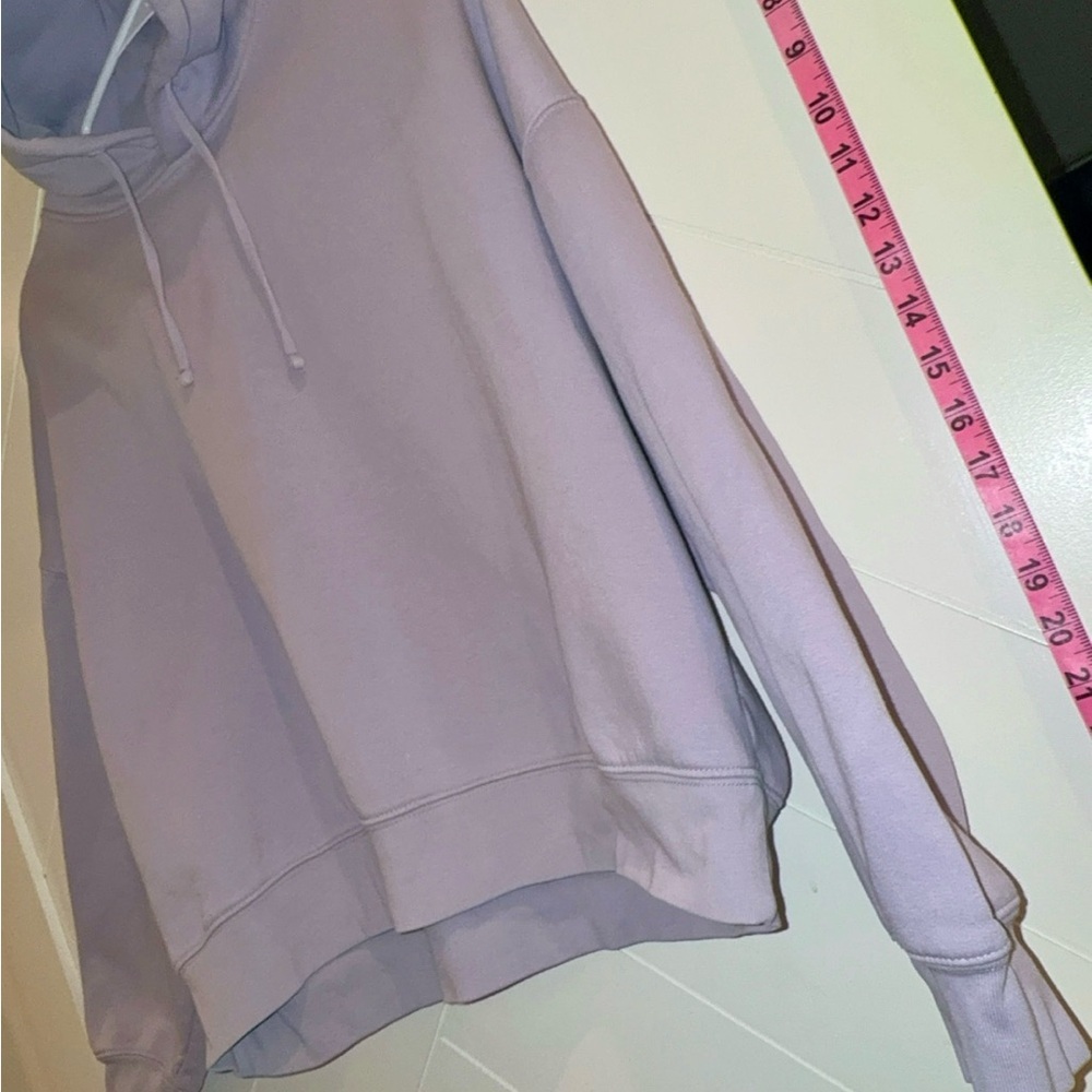 Stanley Stella Nora crop lavender Pullover Hoodie Medium cropped organic premium - Picture 3 of 12